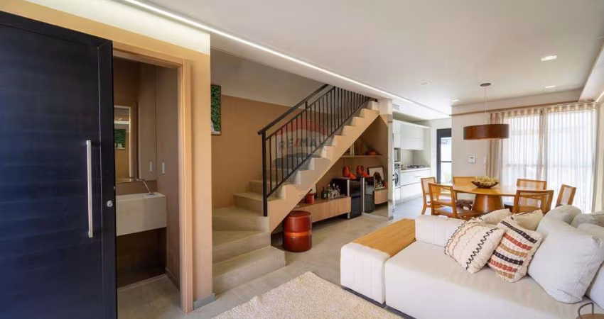 Casa em condomínio , no bairro Medeiros , com 2 suítes e 2 vagas : O sobrado criatividade