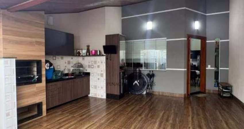 Linda Casa Moderna no Jardim Terramérica - Americana/SP com 3 Quartos e Espaço Gourmet