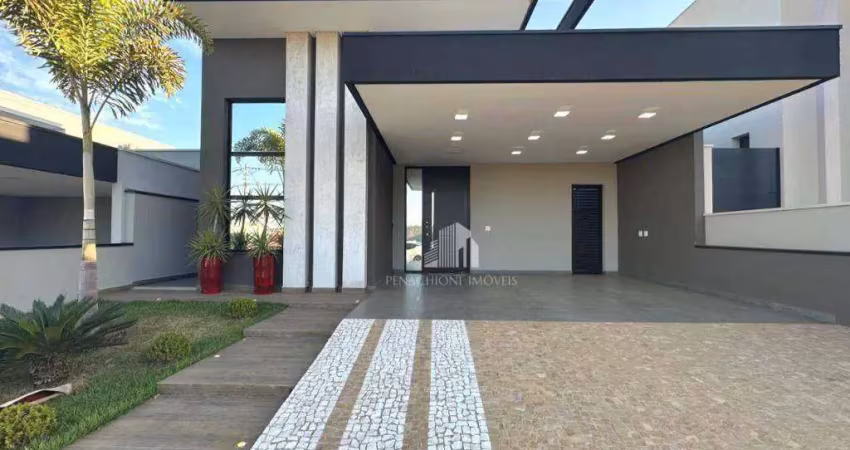 Casa com 3 suítes, porteira fechada à venda, 182 m² condomínio engenho velho em nova odessa - sp