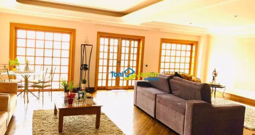 Sobrado com 3 dormitórios para alugar, 425 m² por r$ 9.320,50/mês - jardim santo andré - santo andré/sp