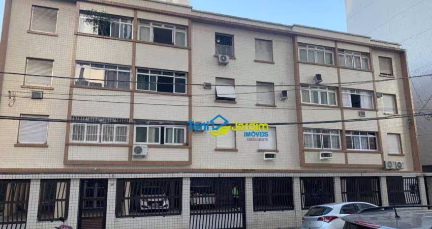 Apartamento com 1 dormitório à venda, 66 m² por r$ 350.000,00 - aparecida - santos/sp