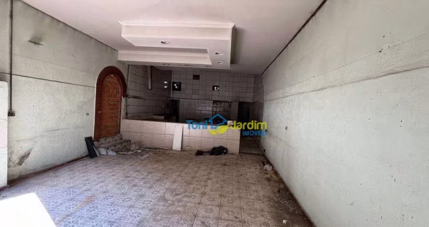 Salão para alugar, 80 m² por R$ 3.400,00/mês - Vila Alto de Santo André - Santo André/SP