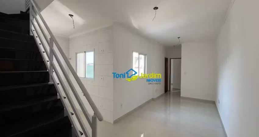 Cobertura com 2 dormitórios à venda, 100 m² por r$ 415.000,00 - jardim santo alberto - santo andré/sp