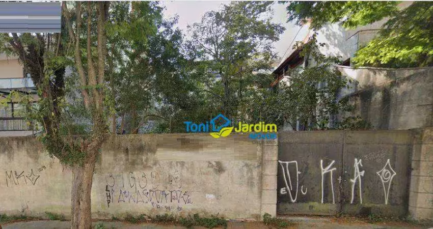 Terreno para alugar, 750 m² por r$ 8.466,67/mês - parque das nações - santo andré/sp