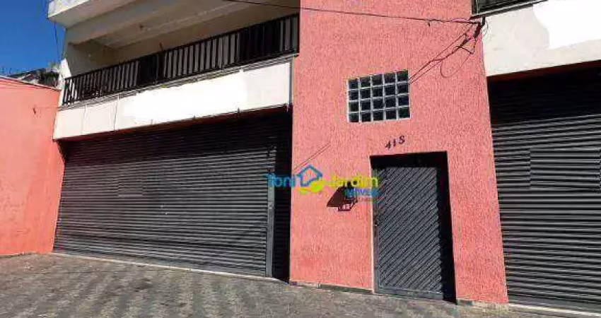 Salão para alugar, 250 m² por r$ 6.400,00/mês - vila luzita - santo andré/sp