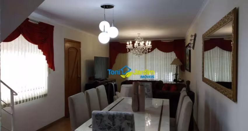 Sobrado com 3 dormitórios à venda, 189 m² por r$ 828.000,00 - parque jaçatuba - santo andré/sp