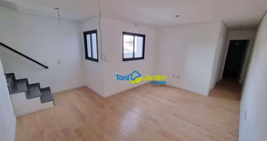 Cobertura à venda, 124 m² por r$ 550.000,00 - parque das nações - santo andré/sp