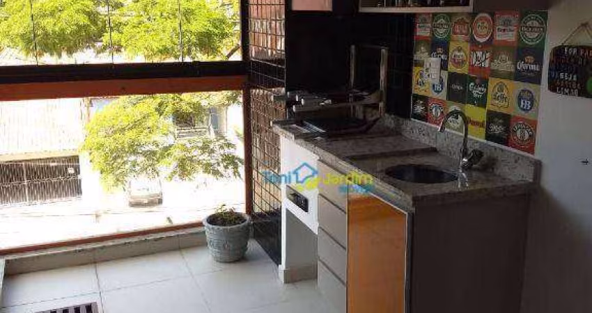 Apartamento com 3 dormitórios à venda, 80 m² por R$ 640.000,00 - Vila Curuçá - Santo André/SP