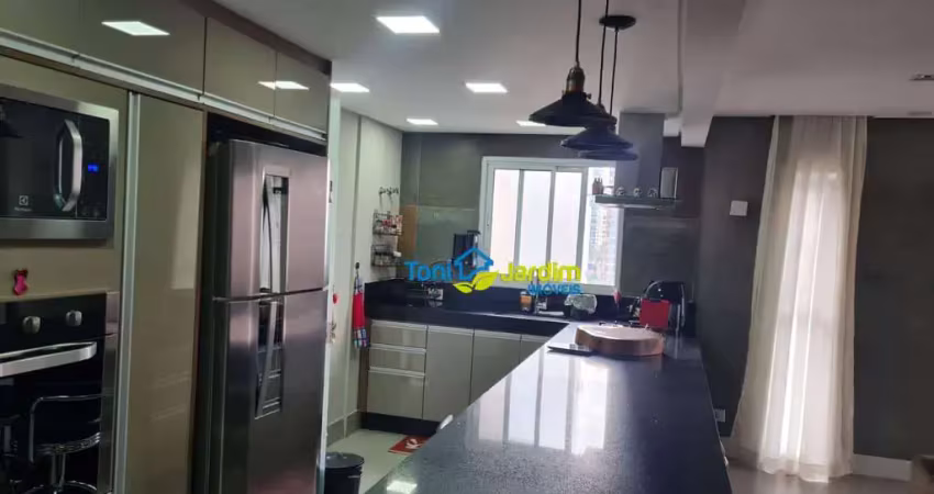 Apartamento com 1 dormitório à venda, 70 m² por r$ 850.000,00 - jardim - santo andré/sp