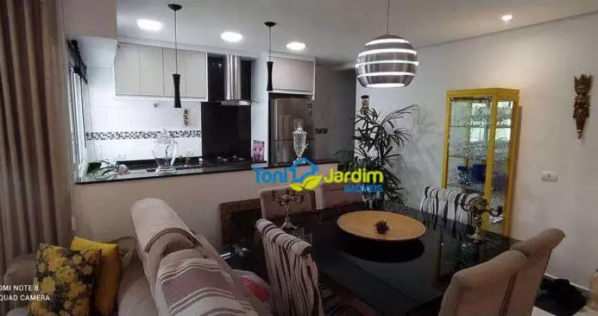 Cobertura com 2 dormitórios à venda, 144 m² por r$ 480.000,00 - jardim santo antônio - santo andré/sp