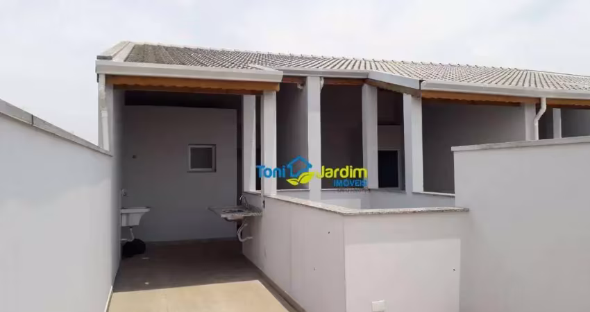 Cobertura à venda, 86 m² por r$ 398.000,00 - parque das nações - santo andré/sp