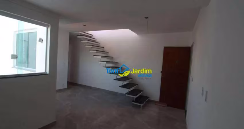 Cobertura com 3 dormitórios à venda, 140 m² por r$ 520.000,00 - vila pires - santo andré/sp