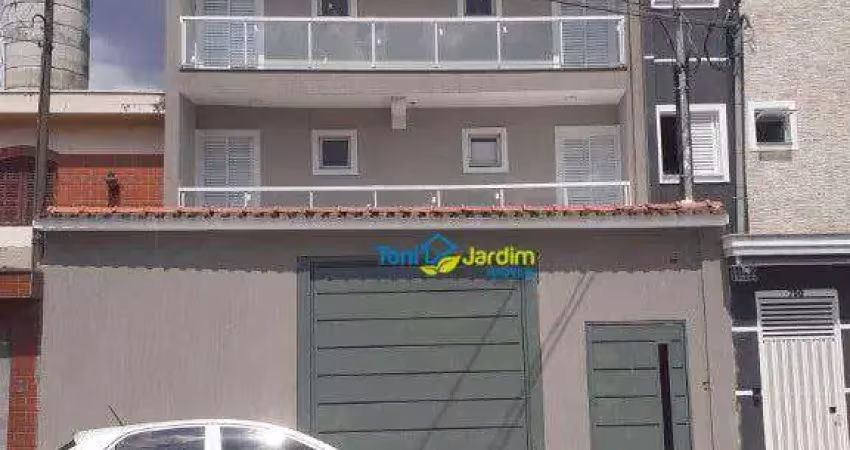 Cobertura com 3 dormitórios à venda, 76 m² por r$ 580.000,00 - vila camilópolis - santo andré/sp