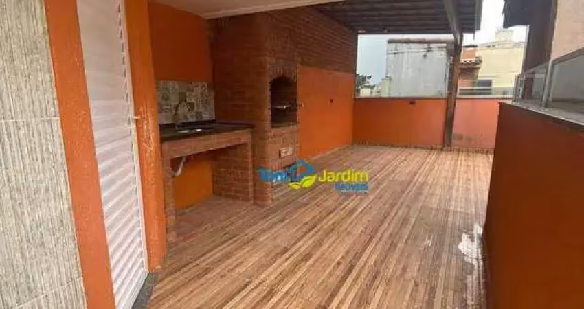 Cobertura com 2 dormitórios à venda, 76 m² por r$ 373.000,00 - parque das nações - santo andré/sp