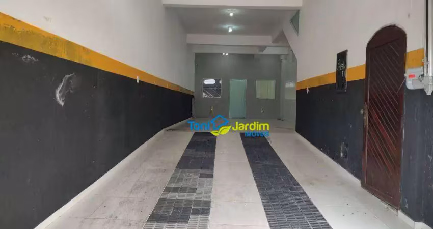 Salão para alugar, 130 m² por r$ 4.200,00/mês - jardim carla - santo andré/sp