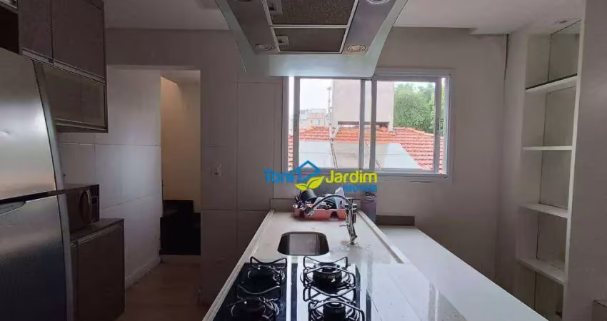 Cobertura com 2 dormitórios à venda, 40 m² por r$ 420.000,00 - vila vitória - santo andré/sp