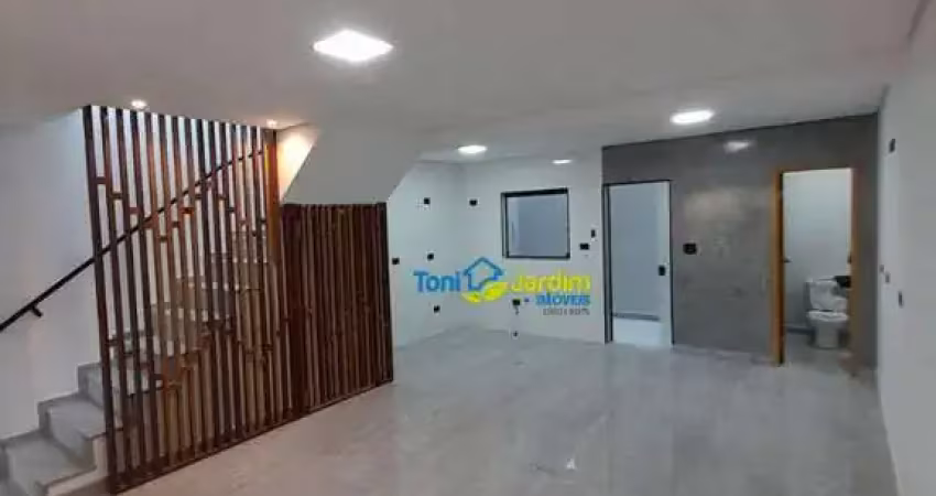 Sobrado com 3 dormitórios à venda, 100 m² por r$ 635.000,00 - jardim das maravilhas - santo andré/sp