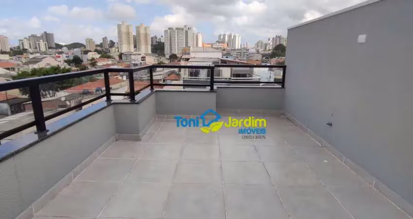 Cobertura com 2 dormitórios à venda, 97 m² por r$ 470.000,00 - jardim ocara - santo andré/sp