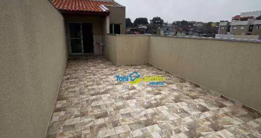 Cobertura com 2 dormitórios à venda, 78 m² por r$ 500.000,00 - jardim guarará - santo andré/sp