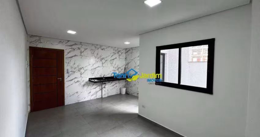 Apartamento com 2 dormitórios à venda, 50 m² por r$ 385.000,00 - vila eldízia - santo andré/sp