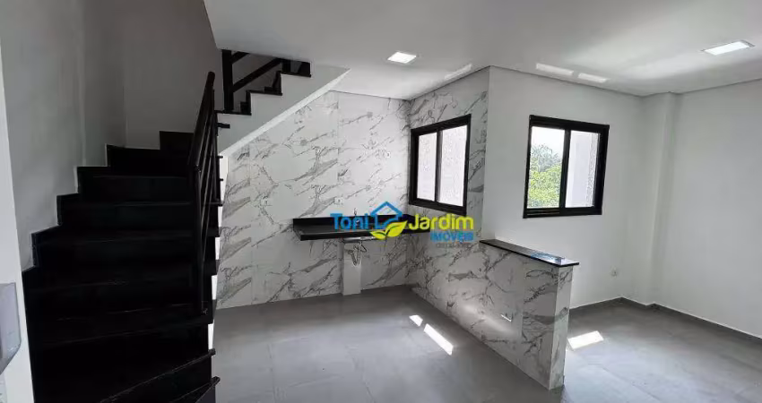 Cobertura com 2 dormitórios à venda, 100 m² por r$ 540.000,00 - vila eldízia - santo andré/sp
