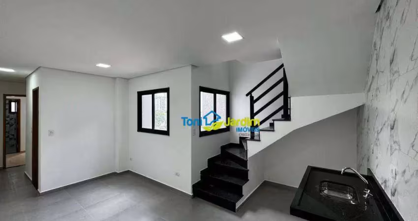 Cobertura com 2 dormitórios à venda, 100 m² por r$ 540.000,00 - vila eldízia - santo andré/sp