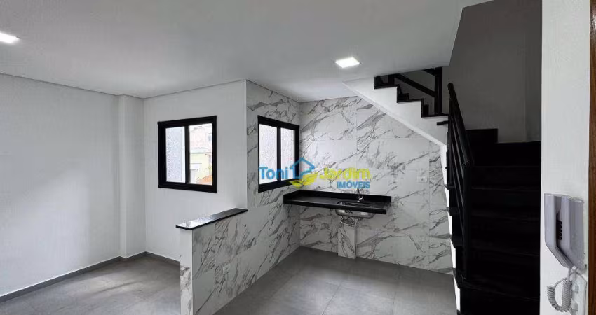 Cobertura com 2 dormitórios à venda, 100 m² por R$ 540.000,00 - Vila Eldízia - Santo André/SP