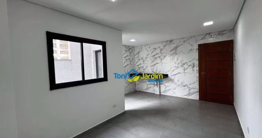 Apartamento com 2 dormitórios à venda, 50 m² por r$ 375.000,00 - vila eldízia - santo andré/sp