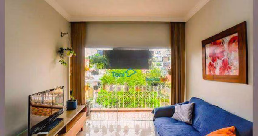 Apartamento com 2 dormitórios, 75 m² - venda por R$ 500.000,00 ou aluguel por R$ 3.638,75/mês - Centro - Santo André/SP