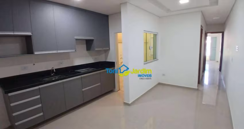 Apartamento com 2 dormitórios para alugar, 55 m² por R$ 2.416,94/mês - Vila Camilópolis - Santo André/SP