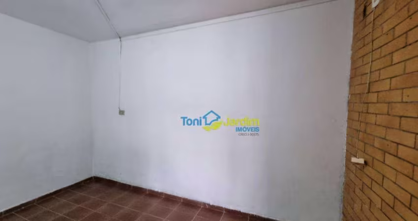 Casa com 1 dormitório para alugar, 75 m² por R$ 1.006,00/mês - Vila Alto de Santo André - Santo André/SP