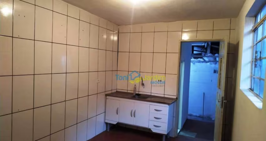 Casa com 1 dormitório para alugar, 40 m² por R$ 767,50/mês - Parque Oratório - Santo André/SP