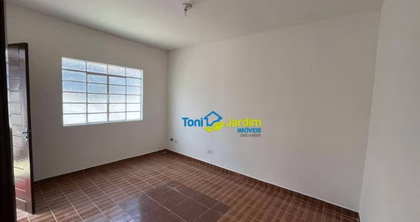 Casa com 1 dormitório para alugar, 65 m² - Bangu - Santo André/SP