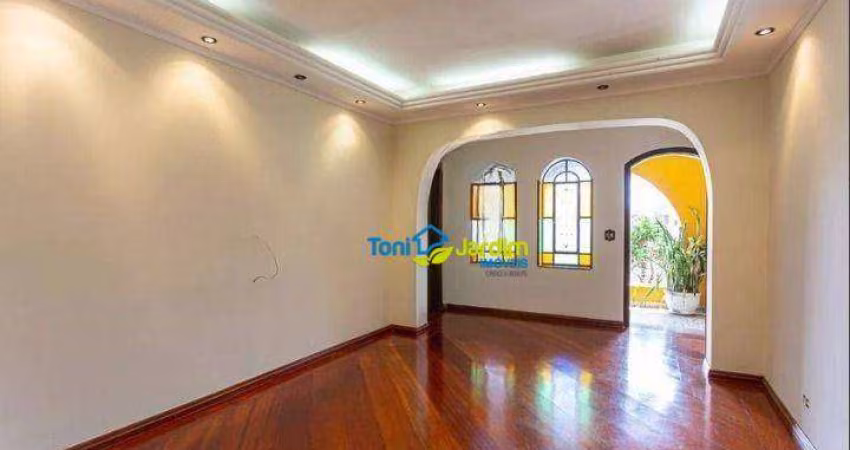 Sobrado com 4 dormitórios para alugar, 190 m² por R$ 4.745,00/mês - Vila Valparaíso - Santo André/SP