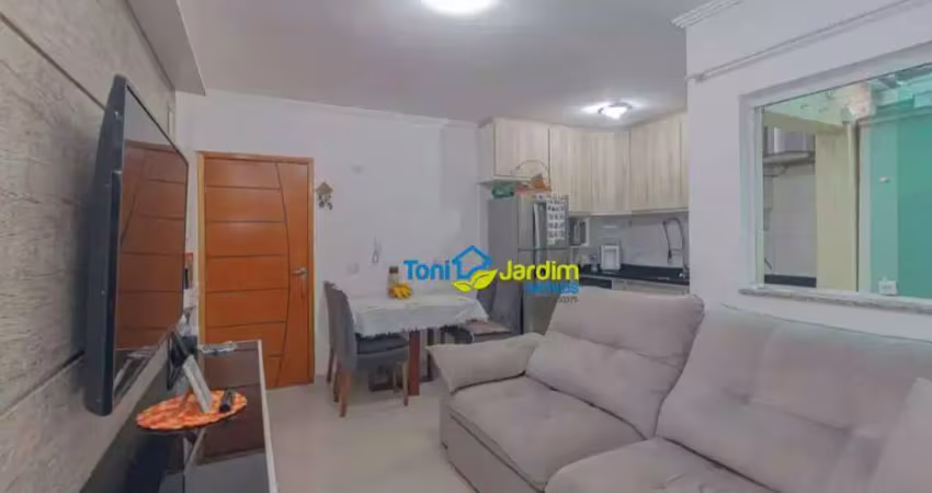 Apartamento com 2 dormitórios à venda, 56 m² por r$ 300.000,00 - parque novo oratório - santo andré/sp