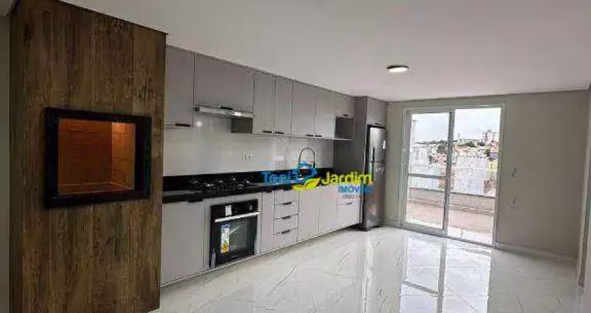 Cobertura com 2 dormitórios à venda, 62 m² por r$ 650.000,00 - vila linda - santo andré/sp