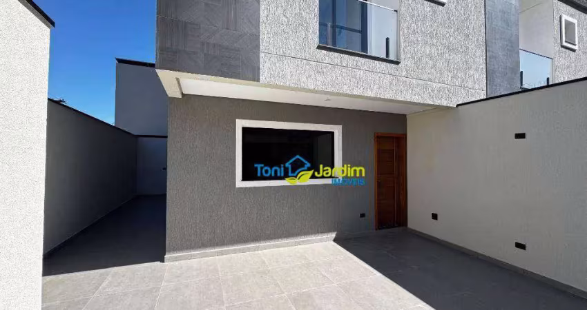 Sobrado com 2 dormitórios à venda, 120 m² por r$ 785.000,00 - vila alto de santo andré - santo andré/sp
