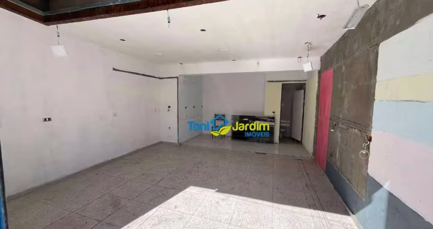 Salão para alugar, 36 m² por r$ 1.667,00/mês - parque das nações - santo andré/sp
