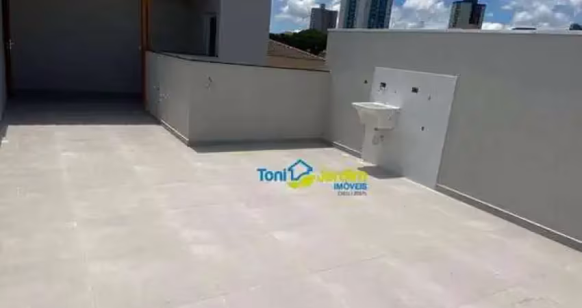 Cobertura com 2 dormitórios à venda, 110 m² por r$ 590.000,00 - parque das nações - santo andré/sp