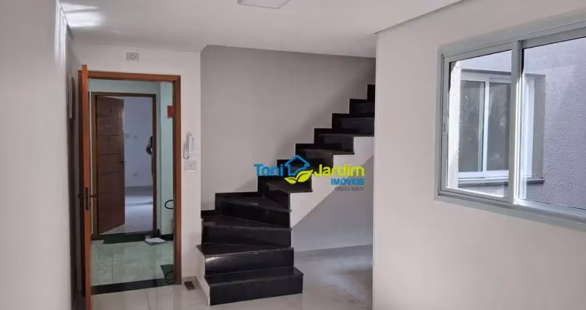 Cobertura com 2 dormitórios à venda, 100 m² por r$ 510.000,00 - parque capuava - santo andré/sp
