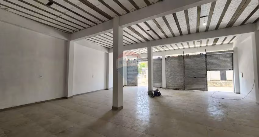 Ponto comercial 130m² novo na praia linda para locação. pé direito 4m