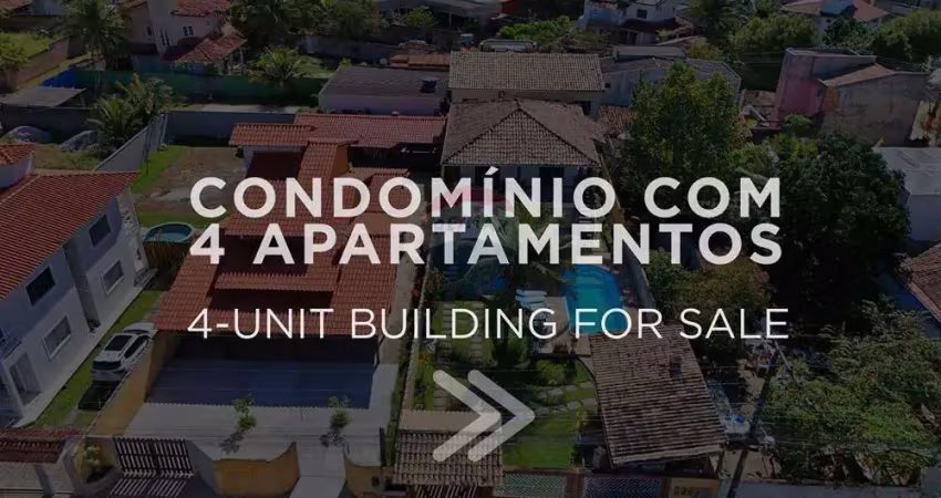 Alto do mundaí – condomínio com 4 apartamentos, piscina, jardim e área gourmet