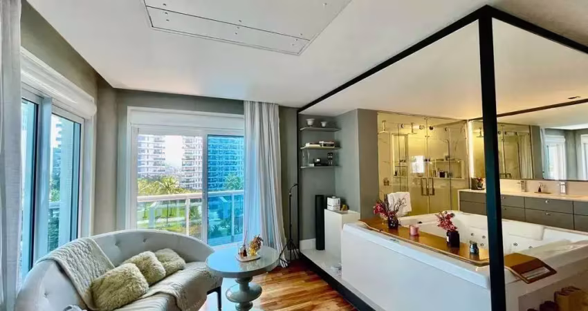 Apartamento vista mar mobiliado com 3 suítes e 3 vagas de garagem em itajaí