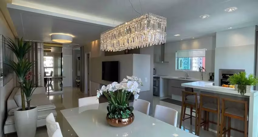 Apartamento diferenciado 3 suítes com closet em balneário camboriú