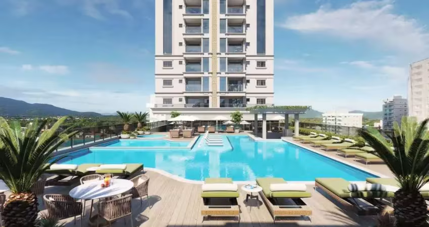 Apartamento na planta com 2 suítes e 2 vagas de garagem em Itapema