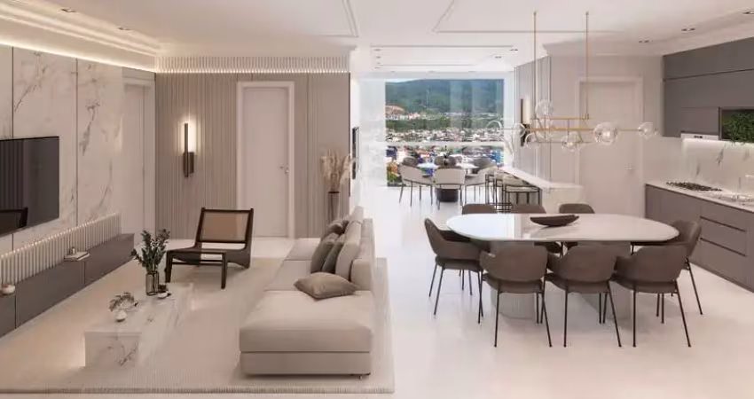 Apartamento na planta com 2 suítes e 2 vagas de garagem em porto belo