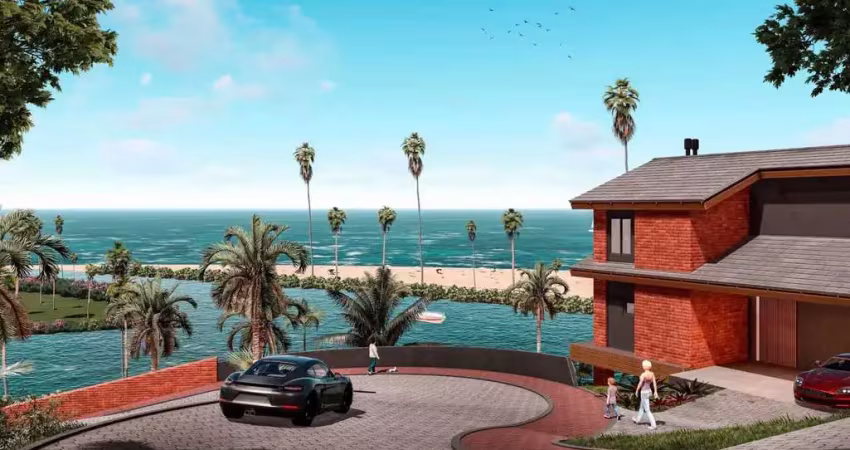 Casa com 3 suítes, 2 vagas de garagem, e 247 m² privativos na Praia do Siriú - Garopaba/SC