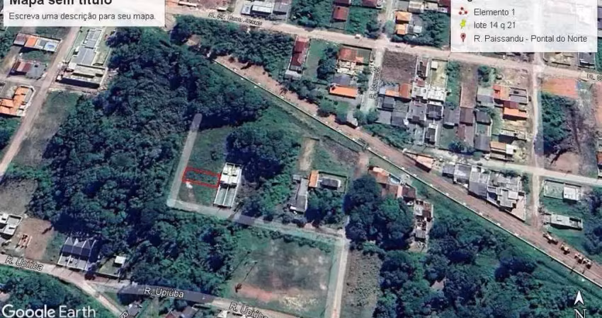 Terreno com 300 m no bairro Pontal Do Norte em Itapoá