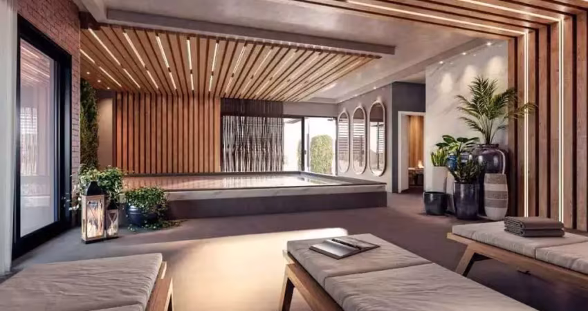 Apartamento na planta com 2 suítes e 1 vaga de garagem na praia brava em itajaí