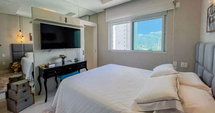 Apartamento com 4 dormitórios sendo 3 suítes com 3 vagas na garagem em balneário camboriú